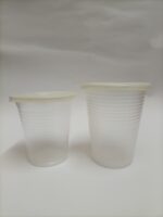 Flat Lid Disposable Glass (Pack of 50 Pc)