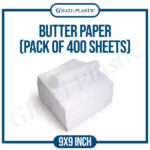 Food Grade Greaseproof Medium Butter Paper 9x9 Inches – Karachi