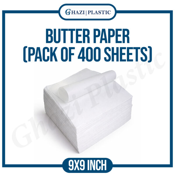 Food Grade Greaseproof Medium Butter Paper 9x9 Inches – Karachi