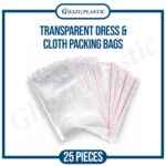 Transparent Dress & Cloth Packing Bags (Pack Of 25 Pc) - Image 2