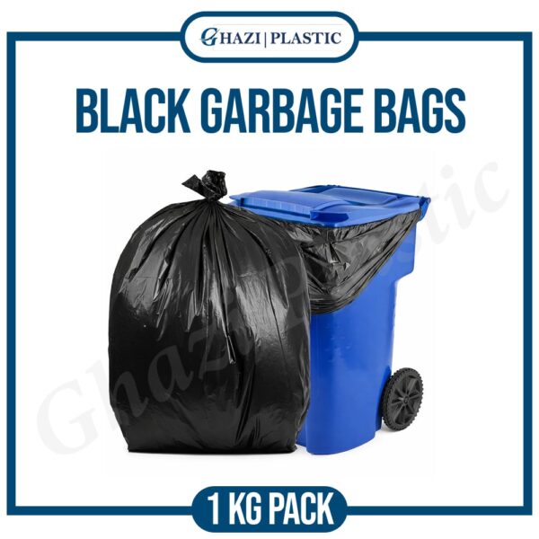 Black Garbage Bags 18x24 20x30 Inches Small Medium Dustbin – Karachi