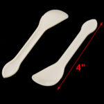 White Milky Plastic Cut Spoon (Pack Of 100 Pc) - Image 2