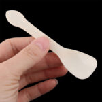 White Milky Plastic Cut Spoon (Pack Of 100 Pc)