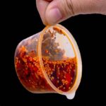 Disposable Dip Sauce 2 Oz (60 ML) Attached Lid (Pack of 50 Pc) - Image 2