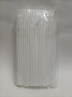 White Flexible Drinking Straw (Pack of 100 Pcs) - Image 2