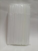 White Flexible Drinking Straw (Pack of 100 Pcs) - Image 3