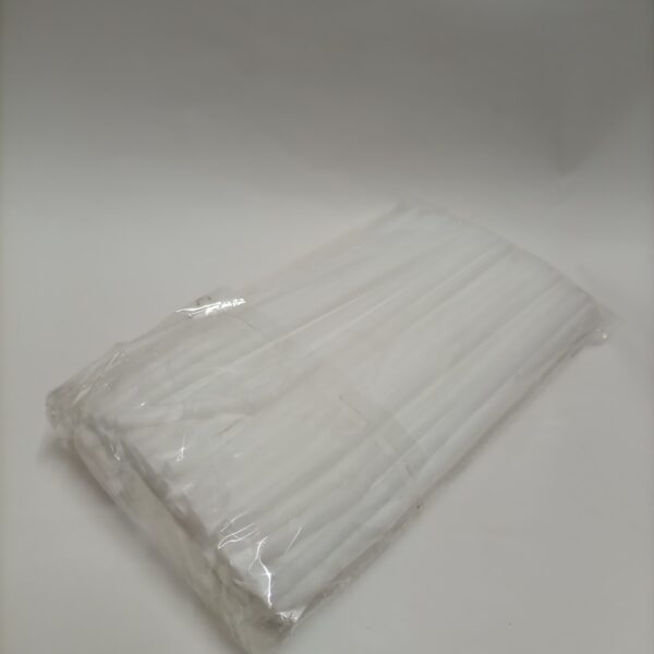 White Flexible Drinking Straw (Pack of 100 Pcs) - Image 4
