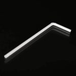 White Flexible Drinking Straw (Pack of 100 Pcs)