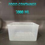 3000 ML - Microwave Disposable Food Storage Box