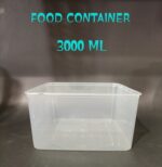 3000 ML - Microwave Disposable Food Storage Box