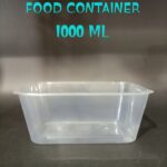 1000 ML - Microwave Disposable Food Storage Box