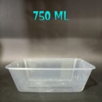 750 ML - Microwave Disposable Food Storage Box