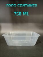 750 ML - Microwave Disposable Food Storage Box