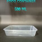 500 ML - Microwave Disposable Food Storage Box