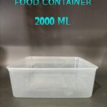 2000 ML - Microwave Disposable Food Storage Box