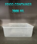 2000 ML - Microwave Disposable Food Storage Box