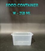 W_250 ML - Microwave Disposable Food Storage Box