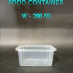 W_200 ML - Microwave Disposable Food Storage Box