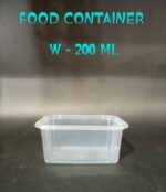 W_200 ML - Microwave Disposable Food Storage Box
