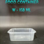 W_150 ML - Microwave Disposable Food Storage Box