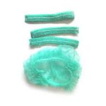 Green Disposable Elasticated Caps (Pack of 100 Pc)