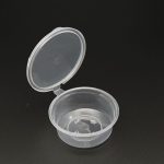 Disposable Dip Sauce 3 Oz (90 ML) Attached Lid (Pack of 50 Pc)