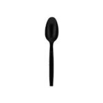 Black Plastic Spoon (Pack Of 100 Pc) - Image 4