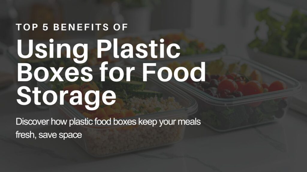 Top 5 Benefits of Using Plastic Boxes for Food Storage