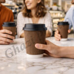 Coffee Cup with Lid 8 Oz (Pack of 25 Pc) - Image 6