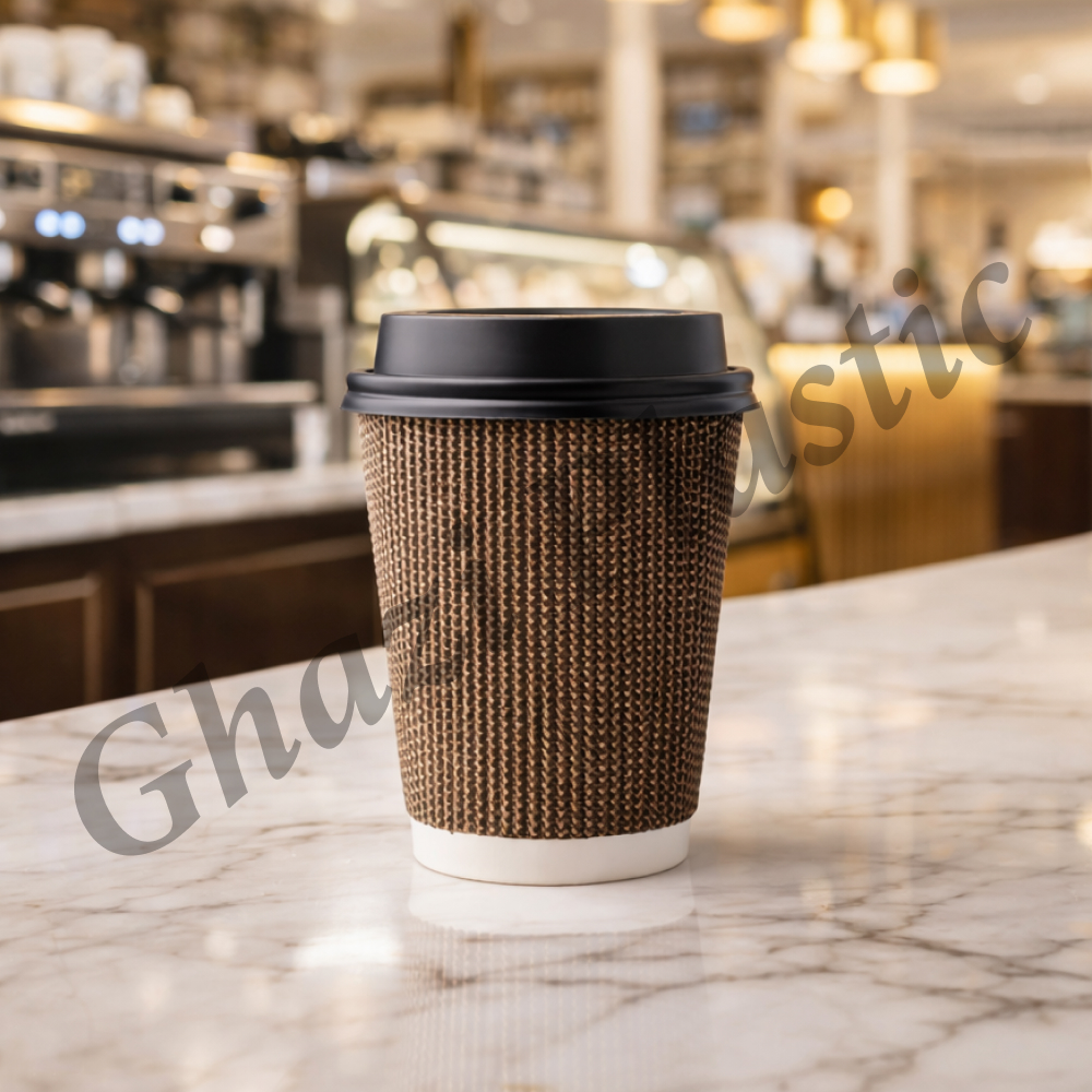 103 Coffee Cup with Lid 8 Oz (Pack of 25 Pc) - Image 1