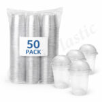 Dome Lid Disposable Glass (Pack of 50 Pc) - Image 3