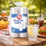 Transparent Disposable Glass (4 OZ/120 ML)-(Pack of 50 Pc)