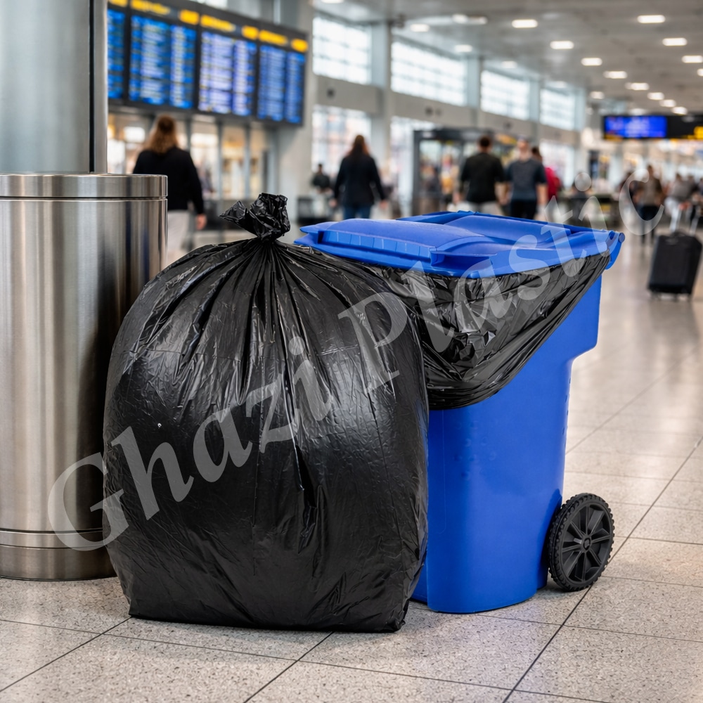 79 Black Garbage Bags (1 KG Packet) - Image 1