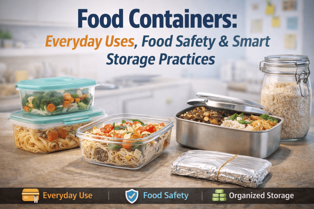 Proper Container For Food Food Containers: Everyday Uses, Food Safety & Smart Storage Practices ...
