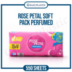 Rose Petal Soft Pack Perfumed (550 Sheets) - Image 2