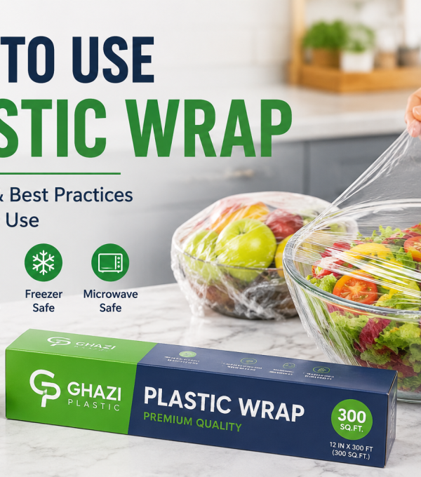 plastic wrap to keep food fresh